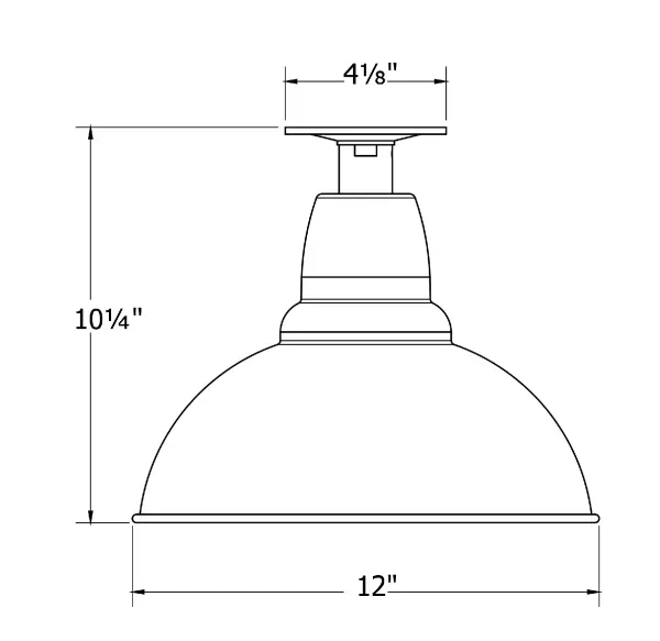 The Flush Mount by Montclair Light Works - Image 2