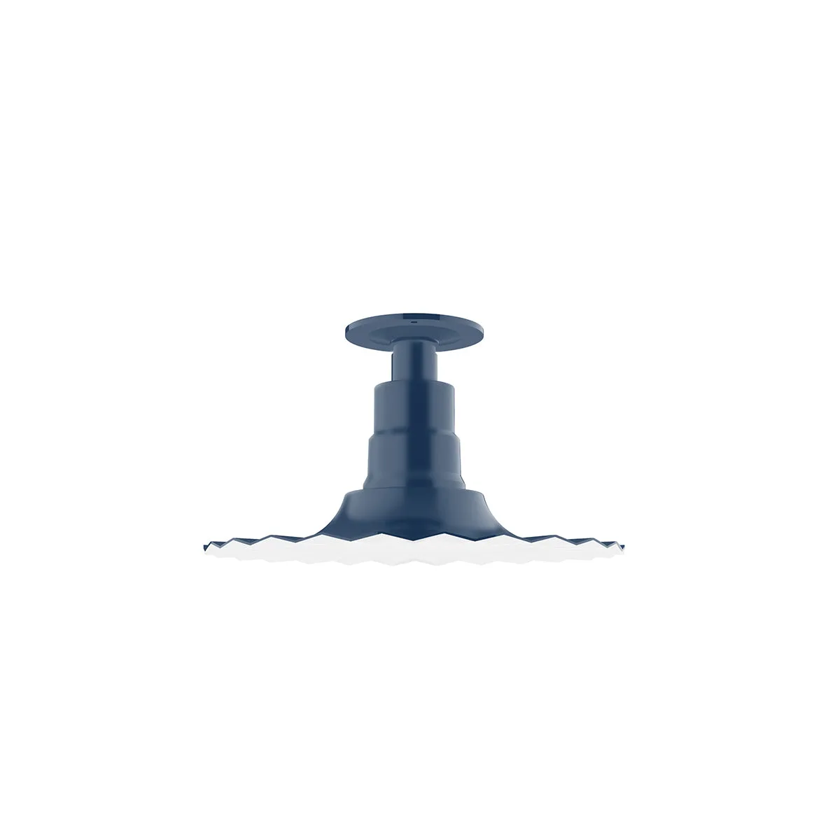 Radial One Light Flush Mount in Navy