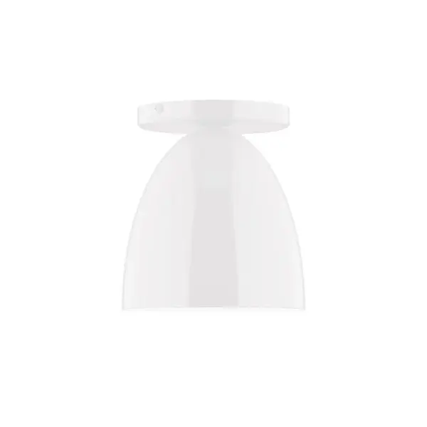 The Jill collection reflects a more modern RLM style. Clean lines and basic geometric shapes define this series. Available in multiple shade styles to suit your décor, be it modern farmhouse, coastal cottage, or industrial loft. Collection: Jill Finish: White Glass: 6 inch Jill Width: 6.00" Height: 6.63" Length: 6.00" Weight: 4.00 lb Canopy: 5" diameter Number of Bulbs: 1 Maximum Wattage: 8.00 W Bulb Type: LED Light Source: LED Light Output: 800.00 lm Color Temperature: 3000 K CRI: 90 Dimmable Rated Average Life: 50,000 Voltage: 120.00 V Country of Origin: US Safety Listing: UL/cUL Safety Rating: Dry LED Manufacturer Warranty: 1-year limited warranty on the fixture.