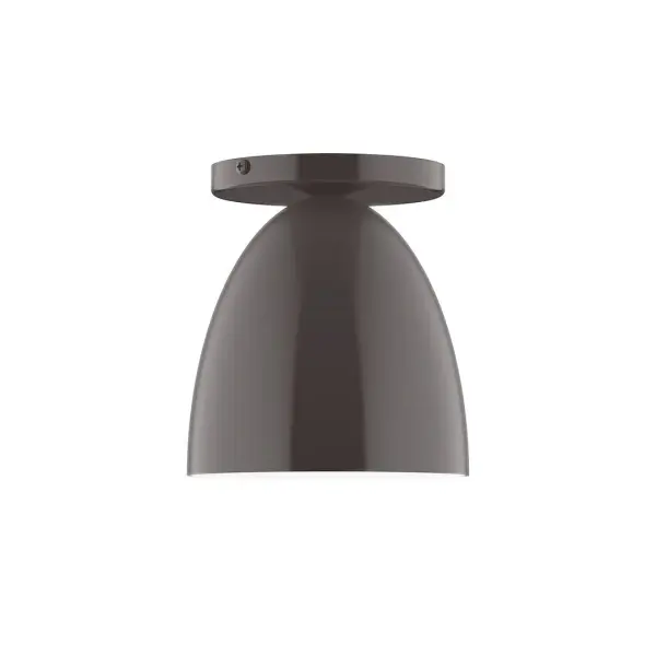 The Jill collection reflects a more modern RLM style. Clean lines and basic geometric shapes define this series. Available in multiple shade styles to suit your décor, be it modern farmhouse, coastal cottage, or industrial loft. Collection: Jill Finish: Architectural Bronze Glass: 6 inch Jill Width: 6.00" Height: 6.63" Length: 6.00" Weight: 4.00 lb Canopy: 5" diameter Number of Bulbs: 1 Maximum Wattage: 8.00 W Bulb Type: LED Light Source: LED Light Output: 800.00 lm Color Temperature: 3000 K CRI: 90 Dimmable Rated Average Life: 50,000 Voltage: 120.00 V Country of Origin: US Safety Listing: UL/cUL Safety Rating: Dry LED Manufacturer Warranty: 1-year limited warranty on the fixture.