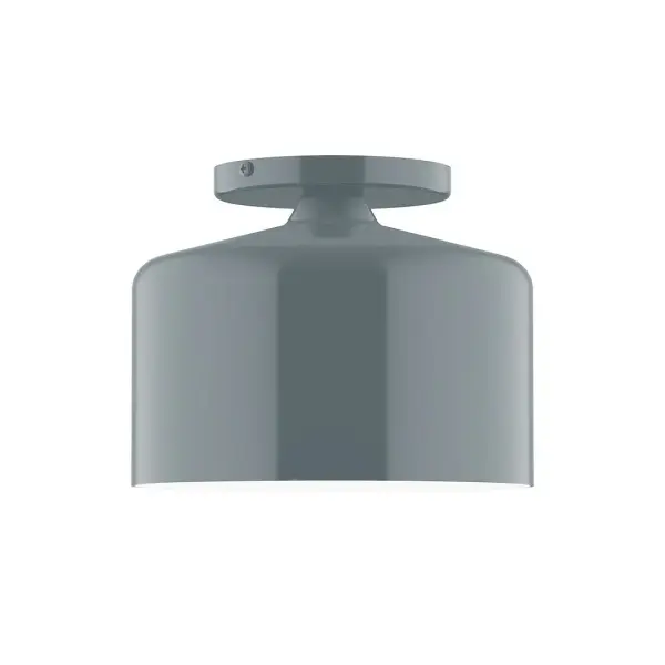 The Julia collection reflects a more modern RLM style. Clean lines and basic geometric shapes define this series. Available in multiple shade styles to suit your décor, be it modern farmhouse, coastal cottage, or industrial loft. Collection: Julia Finish: Slate Gray Glass: 8.5 inch Julia Width: 8.50" Height: 6.75" Length: 8.50" Weight: 4.00 lb Canopy: 5" diameter Number of Bulbs: 1 Maximum Wattage: 8.00 W Bulb Type: LED Light Source: LED Light Output: 800.00 lm Color Temperature: 3000 K CRI: 90 Dimmable Rated Average Life: 50,000 Voltage: 120.00 V Country of Origin: US Safety Listing: UL/cUL Safety Rating: Dry LED Manufacturer Warranty: 1-year limited warranty on the fixture.