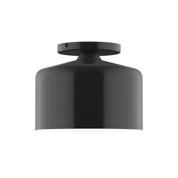 The Julia collection reflects a more modern RLM style. Clean lines and basic geometric shapes define this series. Available in multiple shade styles to suit your décor, be it modern farmhouse, coastal cottage, or industrial loft. Collection: Julia Finish: Black Glass: 8.5 inch Julia Width: 8.50" Height: 6.75" Length: 8.50" Weight: 4.00 lb Canopy: 5" diameter Number of Bulbs: 1 Maximum Wattage: 8.00 W Bulb Type: LED Light Source: LED Light Output: 800.00 lm Color Temperature: 3000 K CRI: 90 Dimmable Rated Average Life: 50,000 Voltage: 120.00 V Country of Origin: US Safety Listing: UL/cUL Safety Rating: Dry LED Manufacturer Warranty: 1-year limited warranty on the fixture.