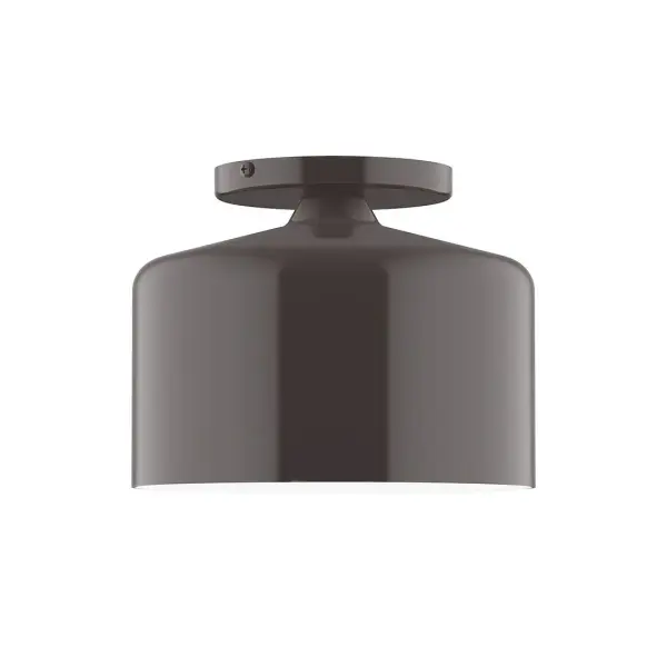 The Julia collection reflects a more modern RLM style. Clean lines and basic geometric shapes define this series. Available in multiple shade styles to suit your décor, be it modern farmhouse, coastal cottage, or industrial loft. Collection: Julia Finish: Architectural Bronze Glass: 8.5 inch Julia Width: 8.50" Height: 6.75" Length: 8.50" Weight: 4.00 lb Canopy: 5" diameter Number of Bulbs: 1 Maximum Wattage: 8.00 W Bulb Type: LED Light Source: LED Light Output: 800.00 lm Color Temperature: 3000 K CRI: 90 Dimmable Rated Average Life: 50,000 Voltage: 120.00 V Country of Origin: US Safety Listing: UL/cUL Safety Rating: Dry LED Manufacturer Warranty: 1-year limited warranty on the fixture.
