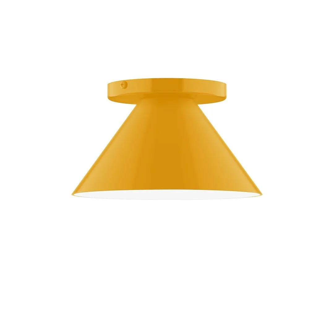 Pinnacle LED Flush Mount in Bright Yellow