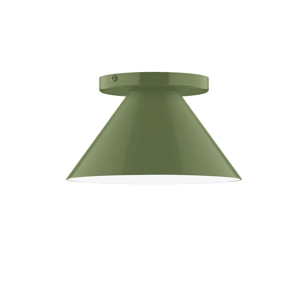 Pinnacle LED Flush Mount in Fern Green