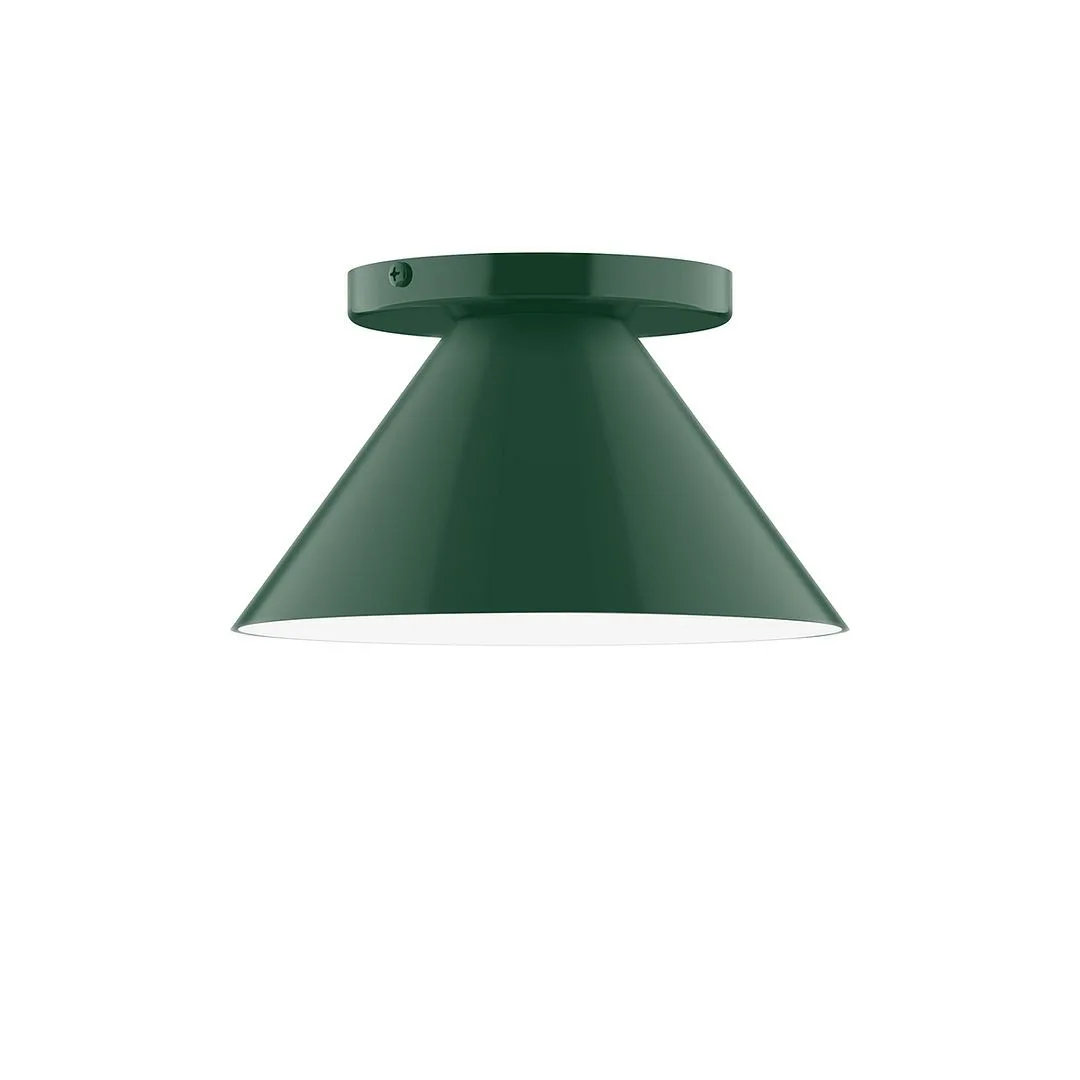 Pinnacle LED Flush Mount in Forest Green