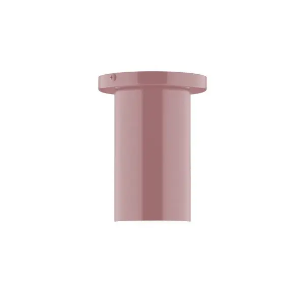 Beam, a contemporary series of basic spun geometric shapes, is simply configured for interior use. Colorful and clean-lined, these axially symmetric shapes will add pizzazz to your space. Collection: Beam Finish: Mauve Glass: 3.5 inch Beam Width: 3.50" Height: 6.63" Length: 3.50" Weight: 4.00 lb Canopy: 5" diameter Number of Bulbs: 1 Maximum Wattage: 8.00 W Bulb Type: LED Light Source: LED Light Output: 800.00 lm Color Temperature: 3000 K CRI: 90 Dimmable Rated Average Life: 50,000 Voltage: 120.00 V Country of Origin: US Safety Listing: UL/cUL Safety Rating: Dry LED Manufacturer Warranty: 1-year limited warranty on the fixture.