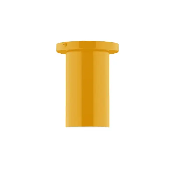 Beam, a contemporary series of basic spun geometric shapes, is simply configured for interior use. Colorful and clean-lined, these axially symmetric shapes will add pizzazz to your space. Collection: Beam Finish: Bright Yellow Glass: 3.5 inch Beam Width: 3.50" Height: 6.63" Length: 3.50" Weight: 4.00 lb Canopy: 5" diameter Number of Bulbs: 1 Maximum Wattage: 8.00 W Bulb Type: LED Light Source: LED Light Output: 800.00 lm Color Temperature: 3000 K CRI: 90 Dimmable Rated Average Life: 50,000 Voltage: 120.00 V Country of Origin: US Safety Listing: UL/cUL Safety Rating: Dry LED Manufacturer Warranty: 1-year limited warranty on the fixture.