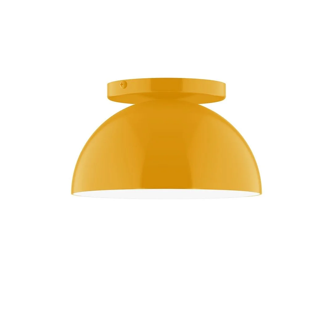 Arcade LED Flush Mount in Bright Yellow