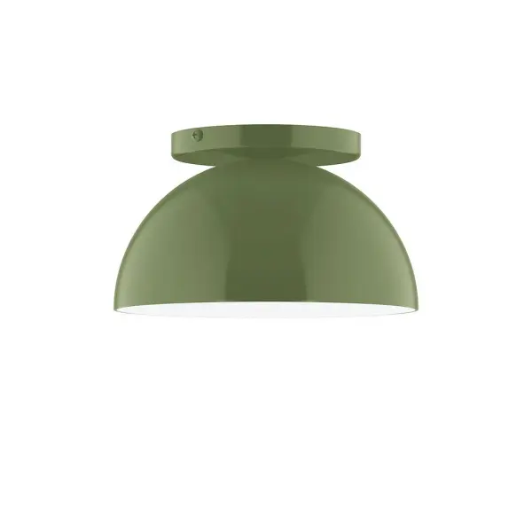Arcade, a contemporary series of basic spun geometric shapes, is simply configured for interior use. Colorful and clean-lined, these axially symmetric shapes will add pizzazz to your space. Collection: Arcade Finish: Fern Green Glass: 8 inch Arcade Notes: Option (1) G25 LED and 1-Integrated 8W Width: 8.00" Height: 4.63" Length: 8.00" Weight: 4.00 lb Canopy: 5" diameter Number of Bulbs: 1 Maximum Wattage: 60.00 W Bulb Type: G25 Bulb Base: E26 Medium Light Source: Incandescent or LED equivalent Dimmable Voltage: 120.00 V Material: Aluminum Country of Origin: US Safety Listing: UL/cUL Safety Rating: Dry LED Manufacturer Warranty: 1-year limited warranty on the fixture.