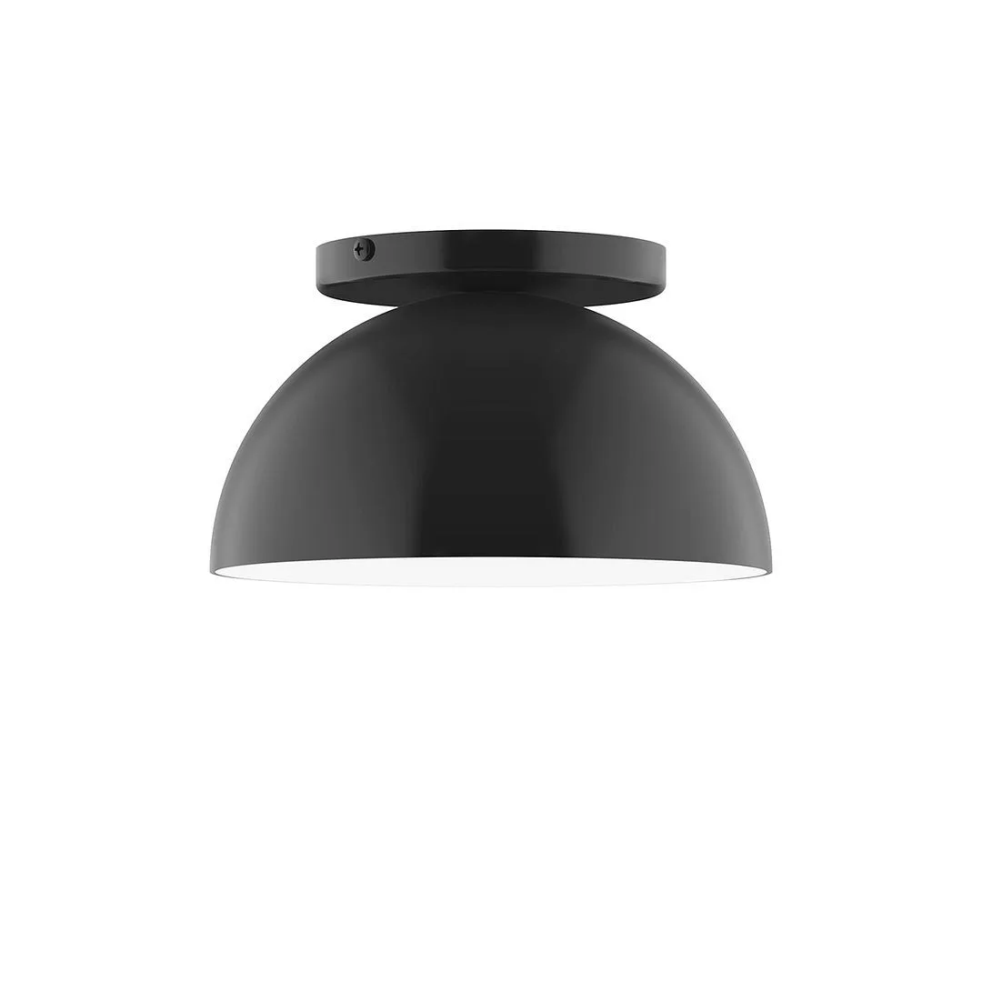 Arcade LED Flush Mount in Black