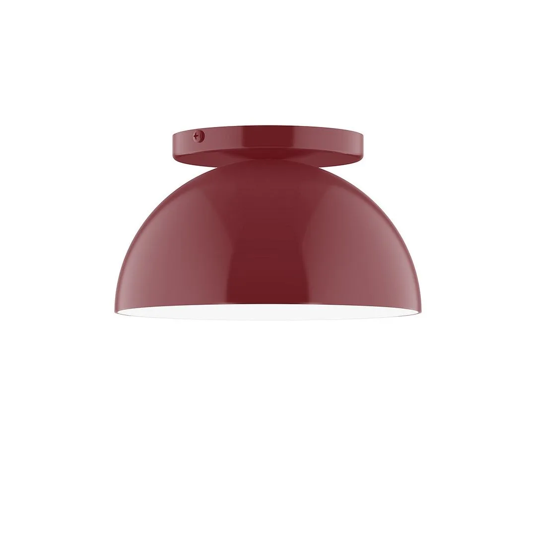 Arcade LED Flush Mount in Barn Red