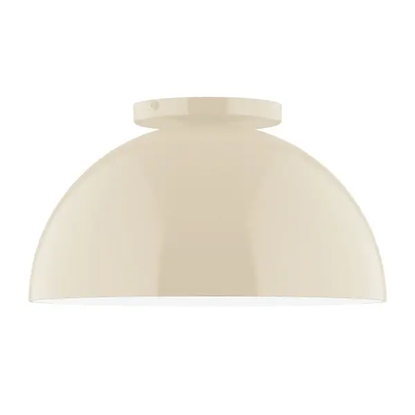Arcade, a contemporary series of basic spun geometric shapes, is simply configured for interior use. Colorful and clean-lined, these axially symmetric shapes will add pizzazz to your space. Collection: Arcade Finish: Cream Glass: 12 inch Arcade Notes: Option (1) A19 LED and 2-Integrated 8W, 10W Width: 12.00" Height: 6.63" Length: 12.00" Weight: 5.00 lb Canopy: 5" diameter Number of Bulbs: 1 Maximum Wattage: 60.00 W Bulb Type: G25 Bulb Base: E26 Medium Light Source: Incandescent or LED equivalent Dimmable Voltage: 120.00 V Material: Aluminum Country of Origin: US Safety Listing: UL/cUL Safety Rating: Dry LED Manufacturer Warranty: 1-year limited warranty on the fixture.