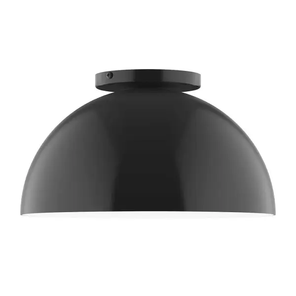 Arcade, a contemporary series of basic spun geometric shapes, is simply configured for interior use. Colorful and clean-lined, these axially symmetric shapes will add pizzazz to your space. Collection: Arcade Finish: Black Glass: 12 inch Arcade Width: 12.00" Height: 6.63" Length: 12.00" Weight: 5.00 lb Canopy: 5" diameter Number of Bulbs: 1 Maximum Wattage: 10.00 W Bulb Type: E26 Light Source: LED Light Output: 800.00 lm Color Temperature: 3000 K CRI: 90 Dimmable Rated Average Life: 50,000 Voltage: 120.00 V Country of Origin: US Safety Listing: UL/cUL Safety Rating: Dry LED Manufacturer Warranty: 1-year limited warranty on the fixture.