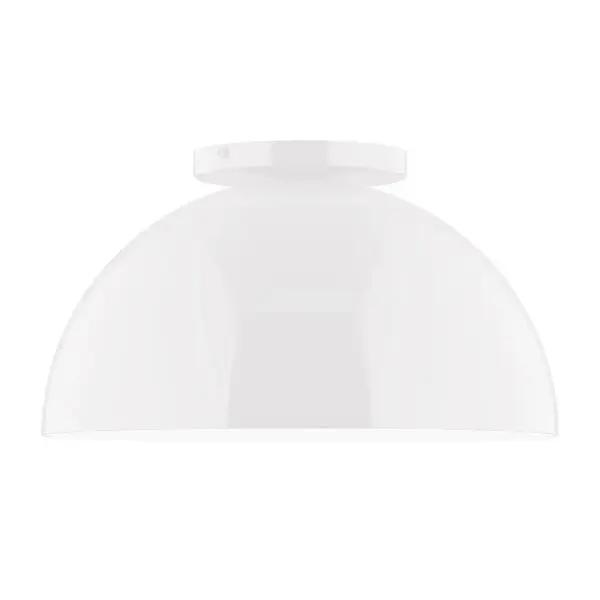 Arcade, a contemporary series of basic spun geometric shapes, is simply configured for interior use. Colorful and clean-lined, these axially symmetric shapes will add pizzazz to your space. Collection: Arcade Finish: White Glass: 12 inch Arcade Width: 12.00" Height: 6.63" Length: 12.00" Weight: 5.00 lb Canopy: 5" diameter Number of Bulbs: 1 Maximum Wattage: 10.00 W Bulb Type: E26 Light Source: LED Light Output: 800.00 lm Color Temperature: 3000 K CRI: 90 Dimmable Rated Average Life: 50,000 Voltage: 120.00 V Country of Origin: US Safety Listing: UL/cUL Safety Rating: Dry LED Manufacturer Warranty: 1-year limited warranty on the fixture.