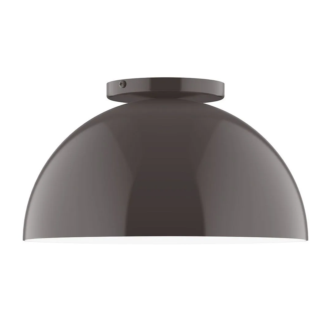 Arcade LED Flush Mount in Architectural Bronze