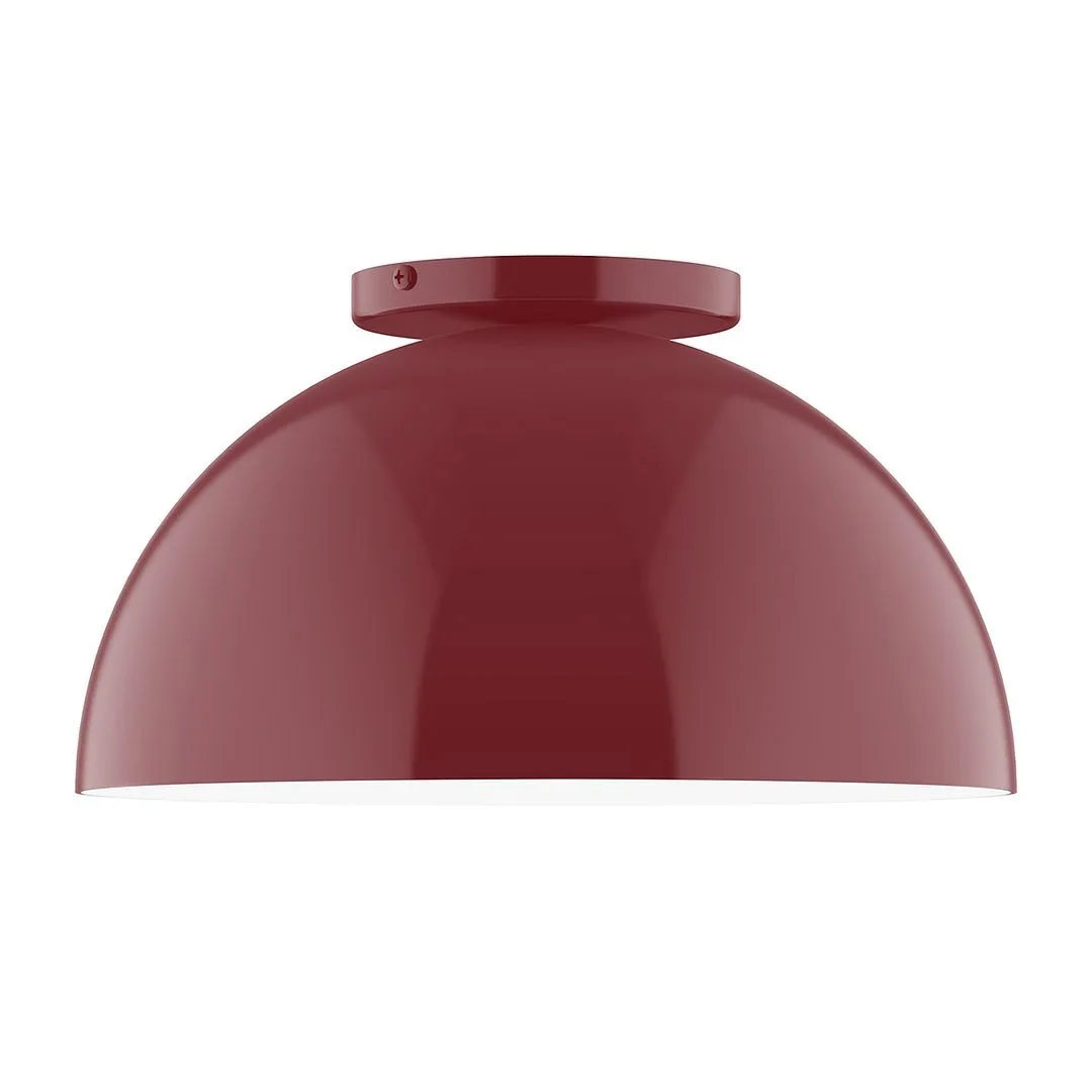 Arcade LED Flush Mount in Barn Red