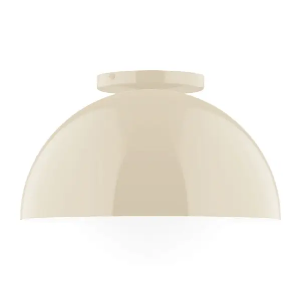 Arcade, a contemporary series of basic spun geometric shapes, is simply configured for interior use. Colorful and clean-lined, these axially symmetric shapes will add pizzazz to your space. Collection: Arcade Finish: Cream Glass: 6 inch White Opal Glass Globe Notes: Option (1) A19 LED Width: 12.00" Height: 6.63" Length: 12.00" Weight: 8.00 lb Canopy: 5" diameter Number of Bulbs: 1 Maximum Wattage: 100.00 W Bulb Type: A19 Bulb Base: E26 Medium Light Source: Incandescent or LED equivalent Dimmable Voltage: 120.00 V Material: Aluminum Country of Origin: US Safety Listing: UL/cUL Safety Rating: Dry LED Manufacturer Warranty: 1-year limited warranty on the fixture.