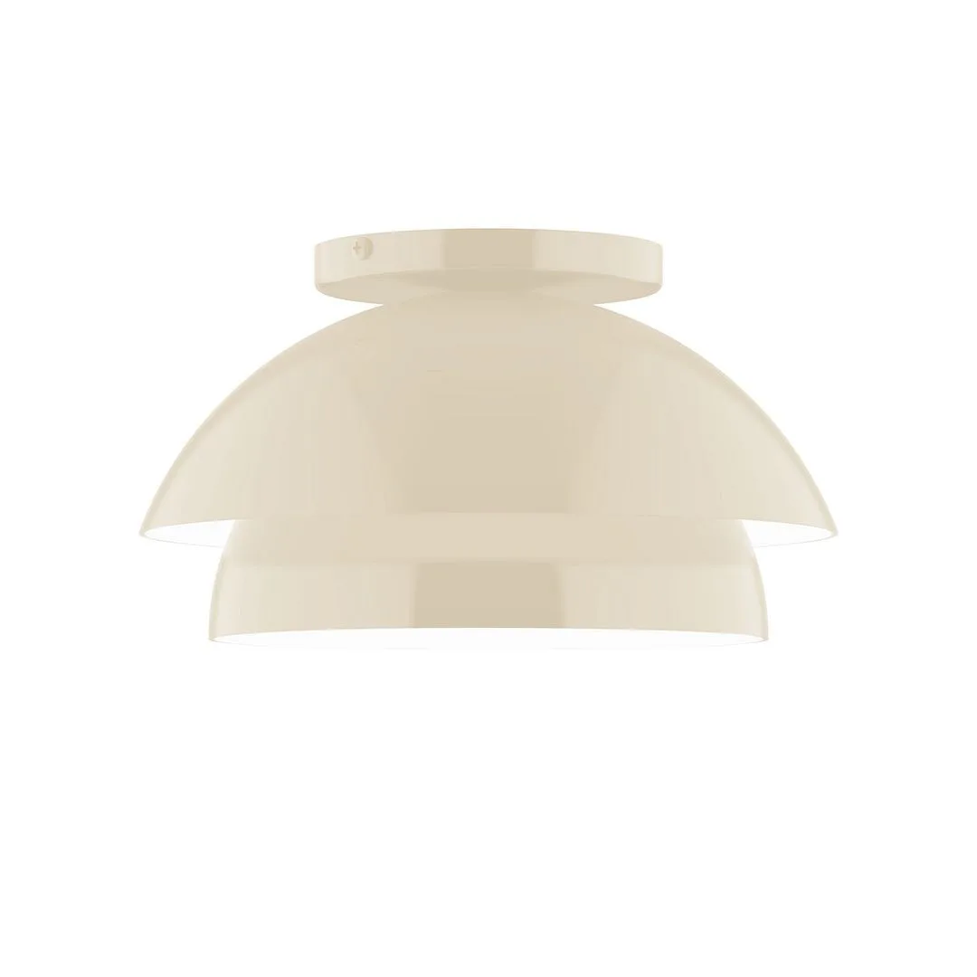 Nest LED Flush Mount in Cream