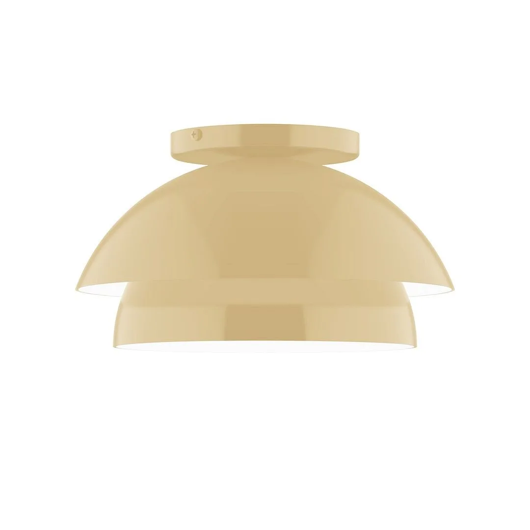 Nest LED Flush Mount in Ivory