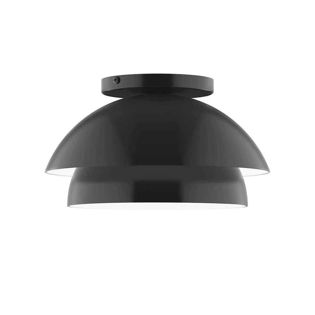 Nest LED Flush Mount in Black
