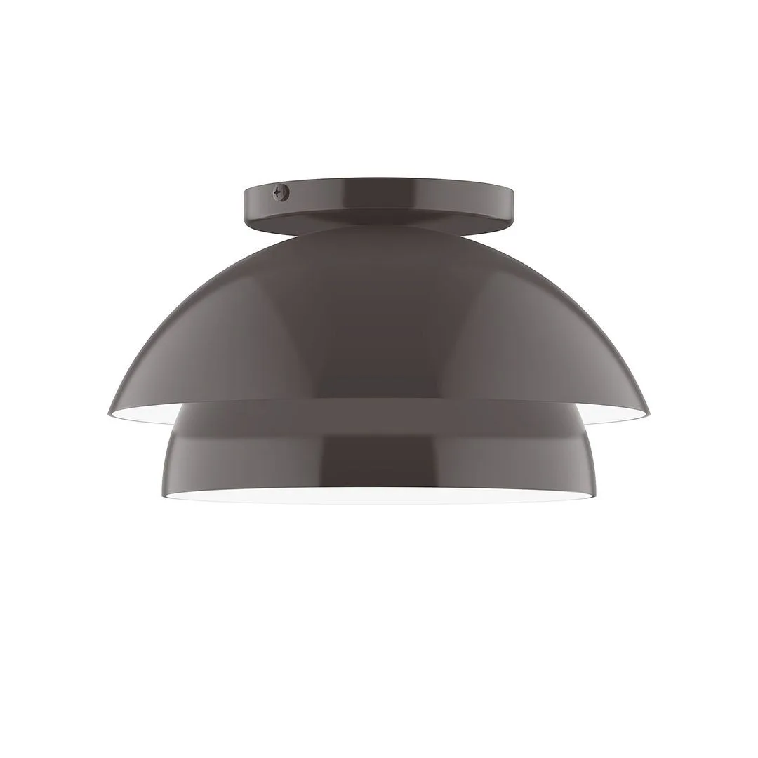 Nest LED Flush Mount in Architectural Bronze
