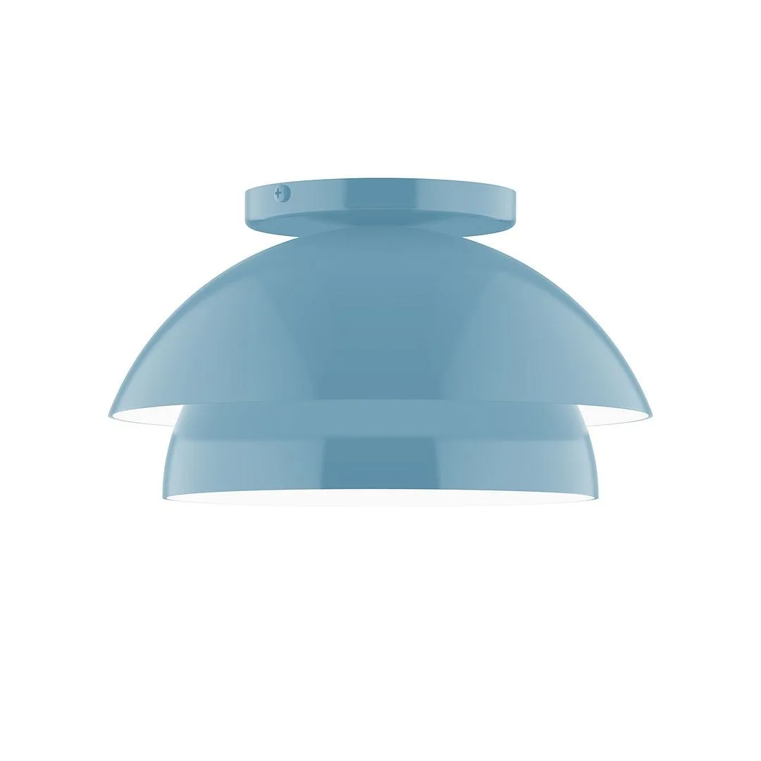 Nest LED Flush Mount in Light Blue