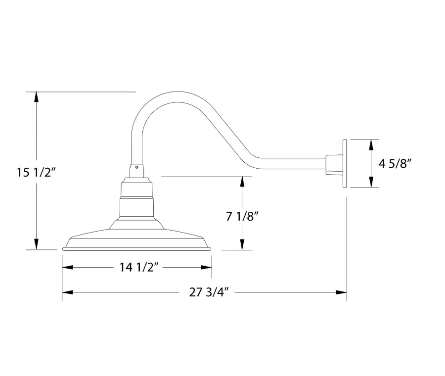 The Gooseneck Wall Light by Montclair Light Works - Image 2