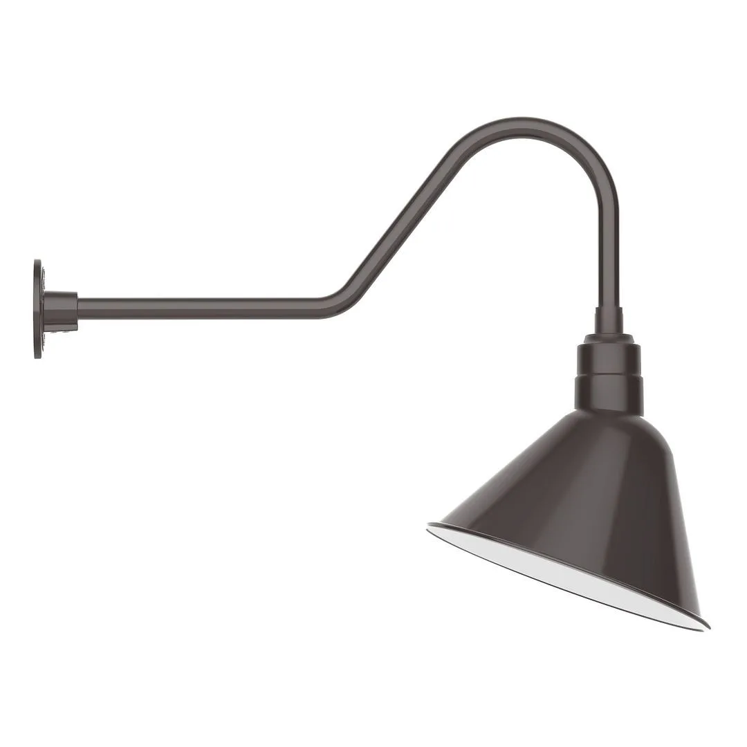 Angle One Light Wall Mount in Architectural Bronze