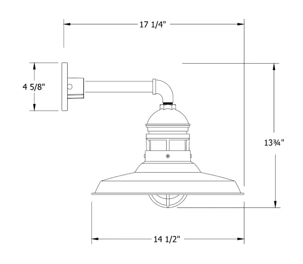 The Straight Arm Wall Light by Montclair Light Works - Image 2