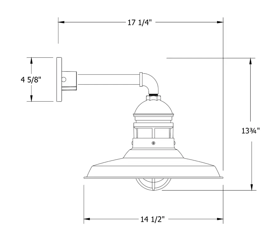 The Straight Arm Wall Light by Montclair Light Works - Image 2