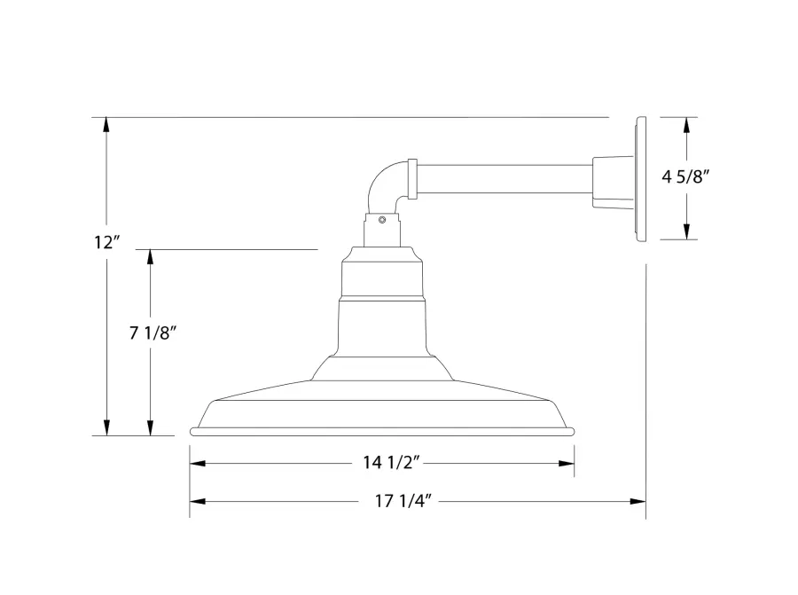 The Straight Arm Wall Light by Montclair Light Works - Image 2