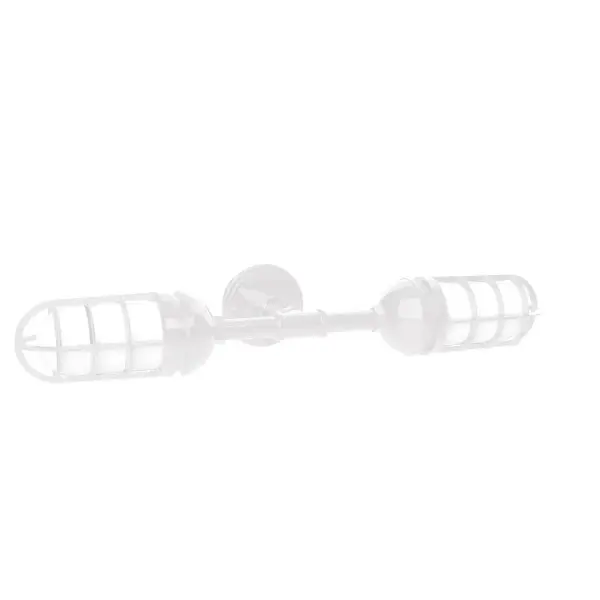 Our outdoor wall lights, inspired by 1920's industrial lighting, in straight arm styles are great for use as sign or awning lights, garage or barn lights. This vintage look works well indoors, as a wall sconce to illuminate an entry or hallway, stairway, or bathroom. Our weathertight glass and guard will protect your light source from damage in a storm, as well as light your way in great nautical style. Collection: Vaportite Finish: White Glass: 5 inch Vaportite Notes: Option (2) A19 LED and 1-Integrated 8W Width: 27.75" Height: 4.63" Length: 8.25" Weight: 10.00 lb Extension from Wall: 8.25" Canopy: 4.625" diameter Number of Bulbs: 2 Maximum Wattage: 100.00 W Bulb Type: A19 Bulb Base: E26 Medium Light Source: Incandescent or LED equivalent Dimmable Voltage: 120.00 V Country of Origin: US Safety Listing: UL/cUL Safety Rating: Wet Dark Sky LED Manufacturer Warranty: 1-year limited warranty on the fixture.