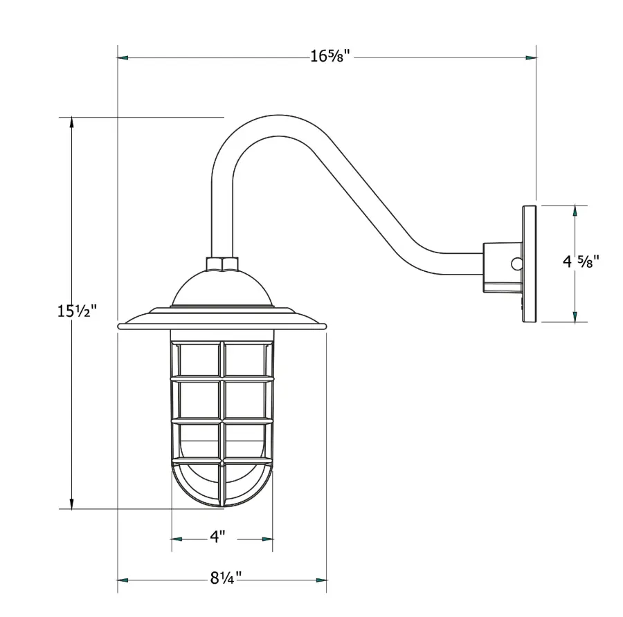 The Gooseneck Wall Light by Montclair Light Works - Image 2