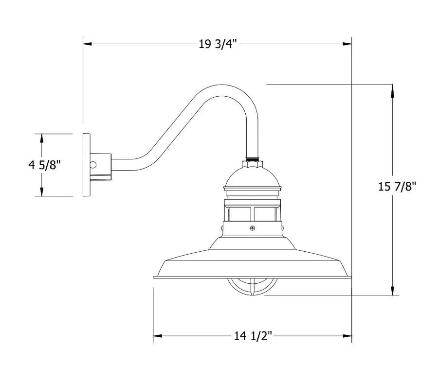The Gooseneck Wall Light by Montclair Light Works - Image 2