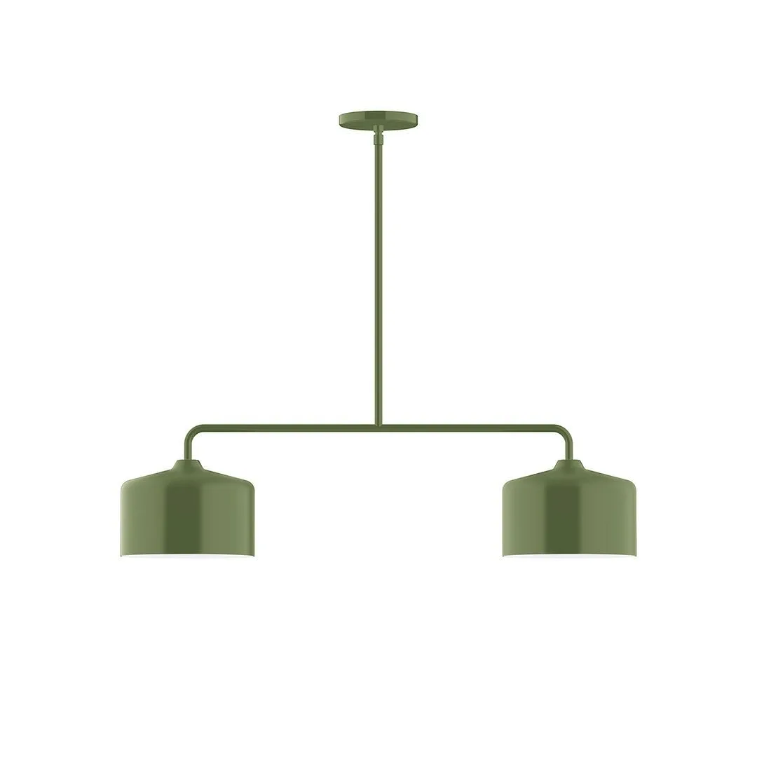 Julia LED Chandelier in Fern Green