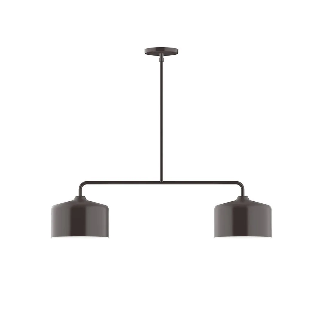 Julia LED Chandelier in Architectural Bronze