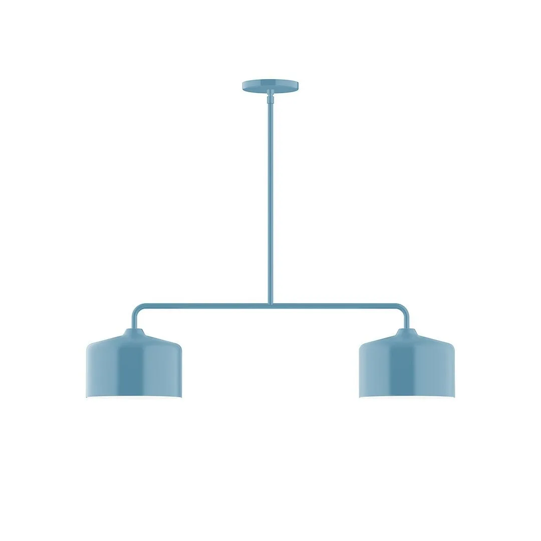 Julia LED Chandelier in Light Blue
