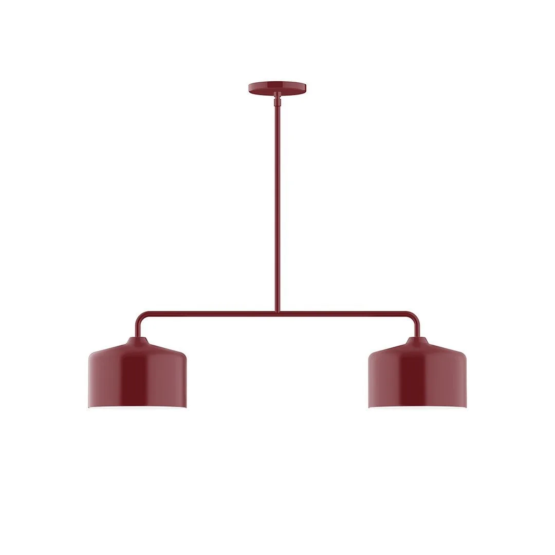 Julia LED Chandelier in Barn Red