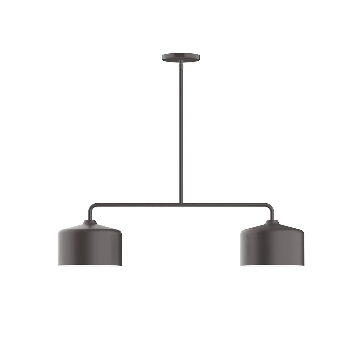 Julia 2-Light Linear Pendant in Bronze Matte