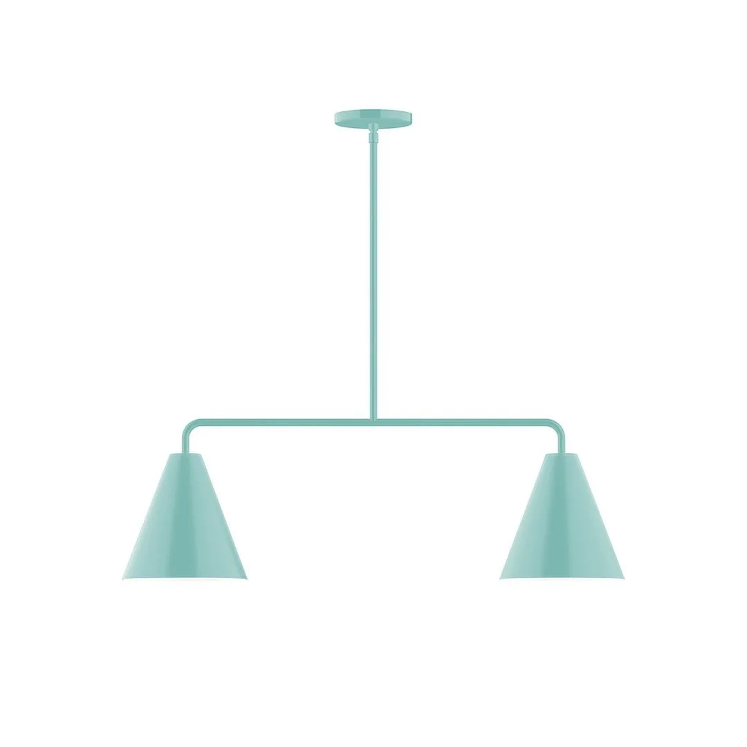 Jynx LED Chandelier in Sea Green