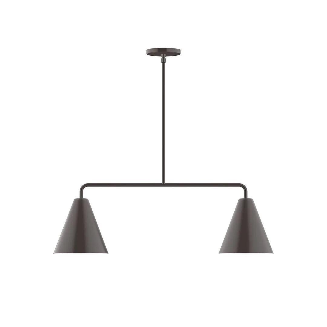 Jynx LED Chandelier in Architectural Bronze