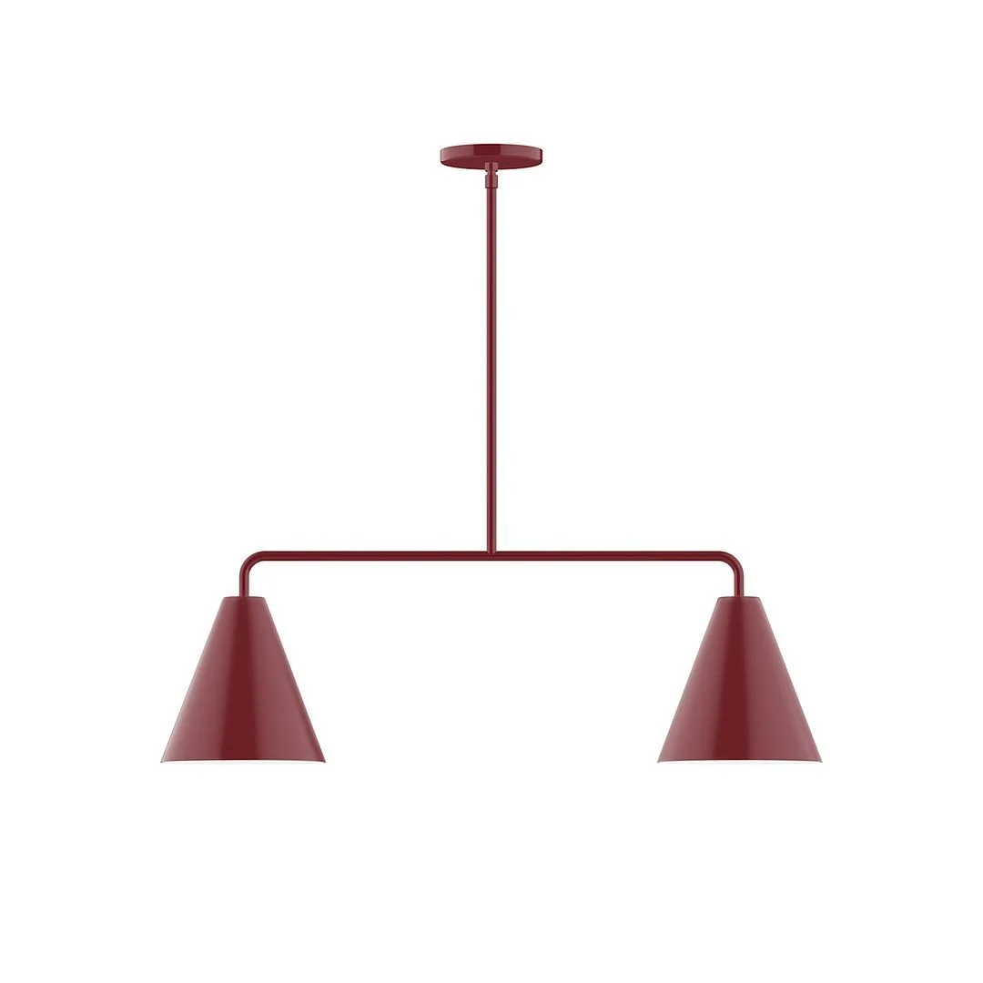 Jynx LED Chandelier in Barn Red