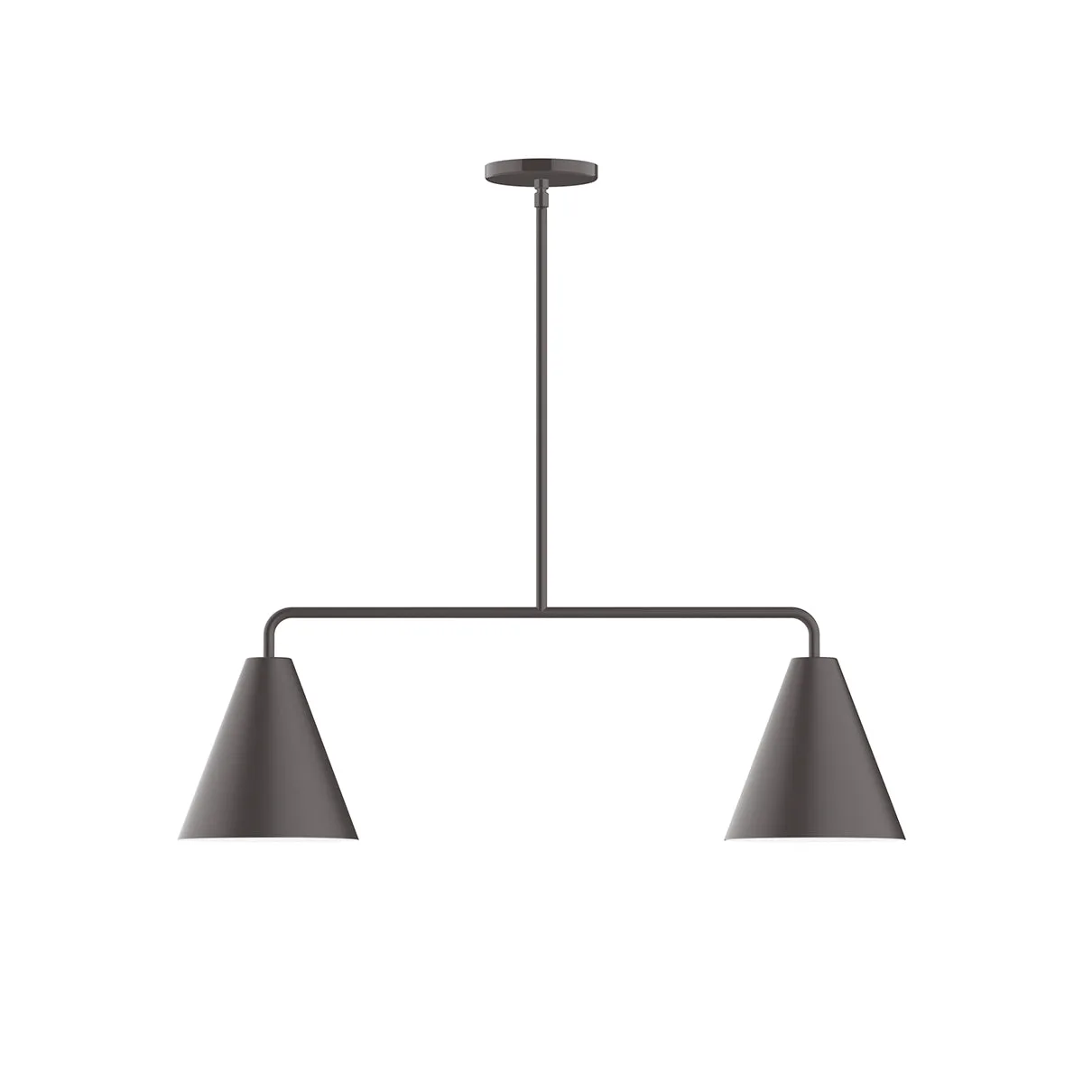 Jynx 2-Light Linear Pendant in Bronze Matte