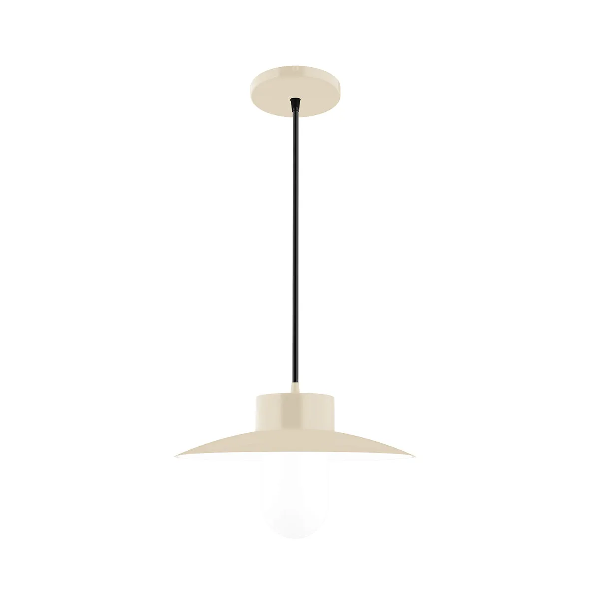 Gambler One Light Pendant in Cream