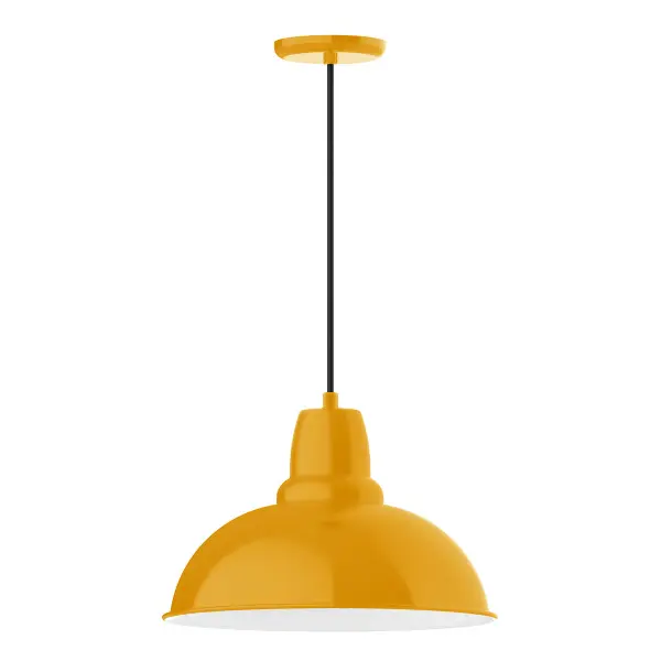 Cord hung pendants are a fun and useful addition to your décor, they will add color, and design flair to any application. Choose from 23 finishes and 12 cord patterns, accessorize with a wire grill, or glass and guard to create your own custom pendant. Great for interior use over a table, island, or workbench. Our Cafe shades will help transform your outdoor living area into a warm and intimate gathering space.