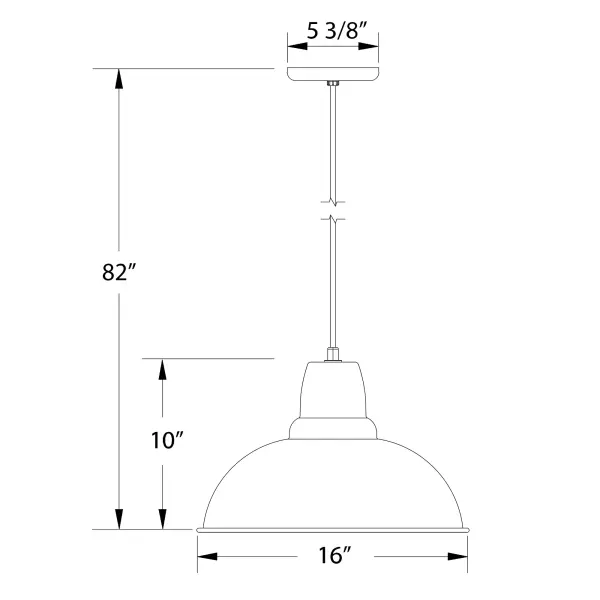 Cord hung pendants are a fun and useful addition to your décor, they will add color, and design flair to any application. Choose from 23 finishes and 12 cord patterns, accessorize with a wire grill, or glass and guard to create your own custom pendant. Great for interior use over a table, island, or workbench. Our Cafe shades will help transform your outdoor living area into a warm and intimate gathering space. - alternate view