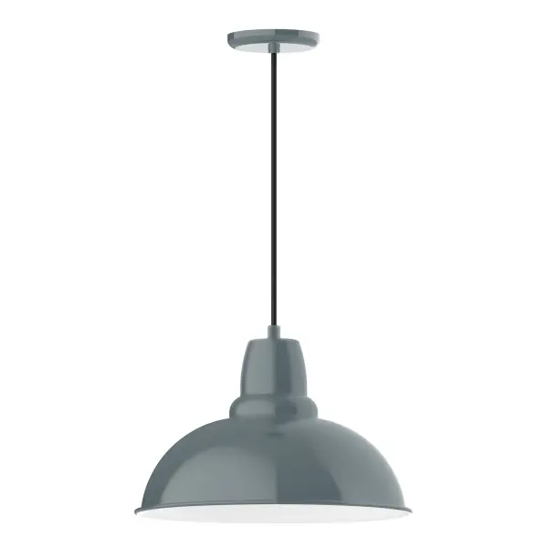 Cord hung pendants are a fun and useful addition to your décor, they will add color, and design flair to any application. Choose from 23 finishes and 12 cord patterns, accessorize with a wire grill, or glass and guard to create your own custom pendant. Great for interior use over a table, island, or workbench. Our Cafe shades will help transform your outdoor living area into a warm and intimate gathering space.