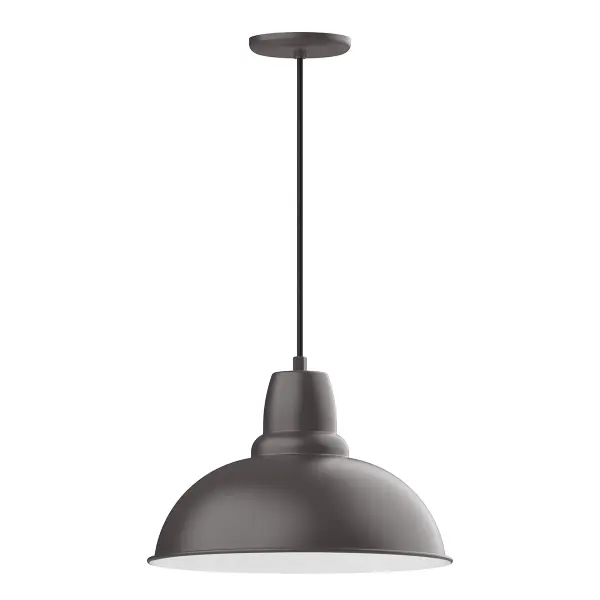 Cord hung pendants are a fun and useful addition to your décor, they will add color, and design flair to any application. Choose from 23 finishes and 12 cord patterns, accessorize with a wire grill, or glass and guard to create your own custom pendant. Great for interior use over a table, island, or workbench. Our Cafe shades will help transform your outdoor living area into a warm and intimate gathering space.