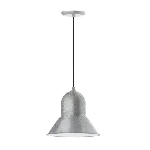 Cord hung pendants are a fun and useful addition to your décor, they will add color, and design flair to any application. Choose from 23 finishes and 12 cord patterns, accessorize with a wire grill, or glass and guard to create your own custom pendant. Great for interior use over a table, island, or workbench. Our Prima shade is elegant and clean-lined, inspiring illumination of your beautiful view